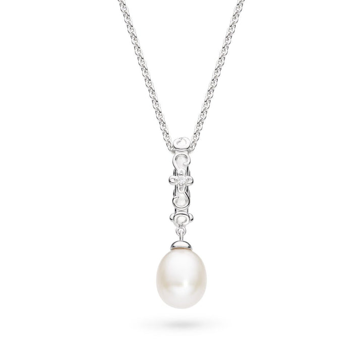 Kit Heath Blossom Flyte Honey Flower Oval Pearl Necklace - MococoKit Heath90334FPC5038159170423Necklaces