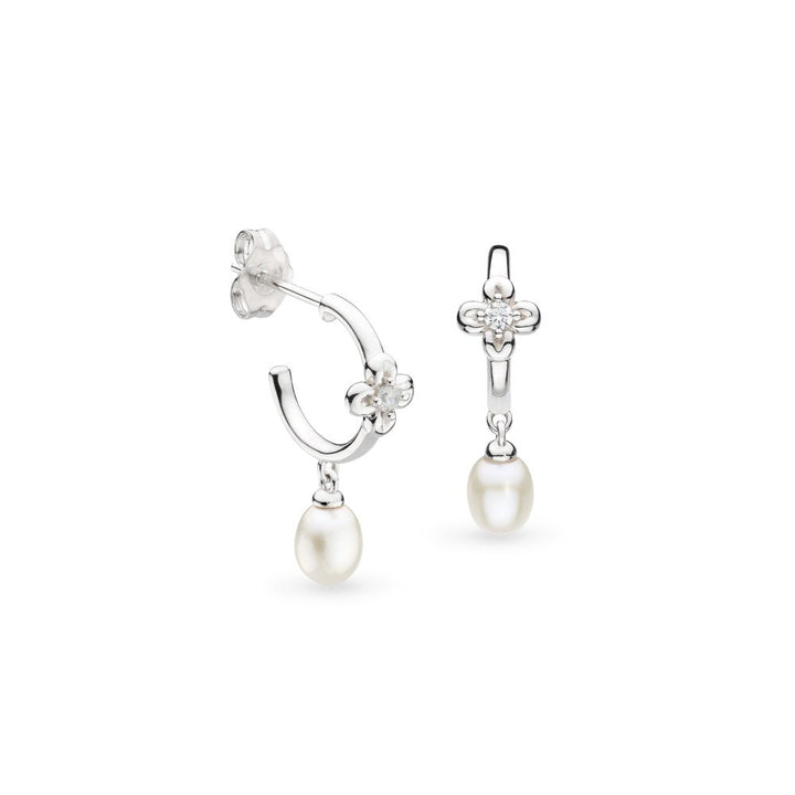 Kit Heath Blossom Flyte Honey Flower Pearl Hoop Earrings - MococoKit Heath50333FPC5038159170348Earrings