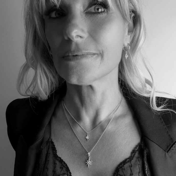 Kit Heath Celeste North Star Hinged Hoop Drop Earrings - MococoKit Heath50456CZ5038159173530Earrings