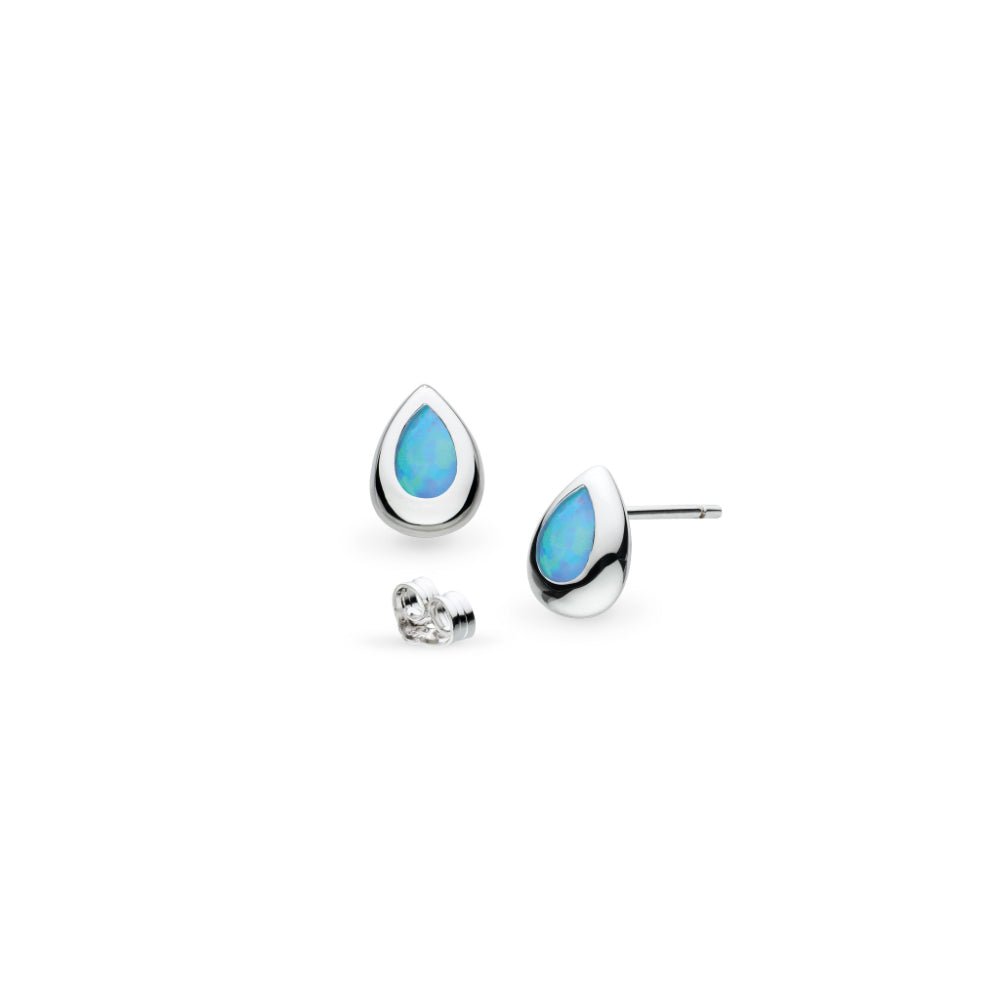 Kit Heath Coast Pebble Blue Blue Opal (Syn) RP Stud Earrings - MococoKit Heath30190BSO5038159173646Earrings