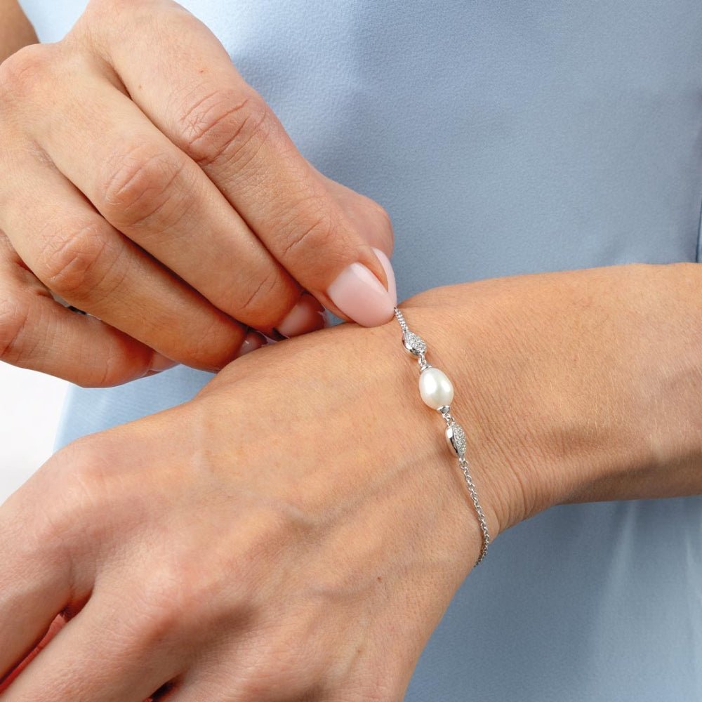 Kit Heath Coast Pebble Glisten Pave & Pearl Bracelet - MococoKit Heath70182FPC5038159170614Bracelets