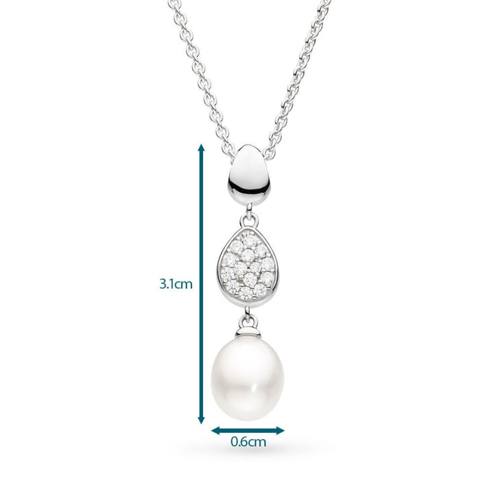 Kit Heath Coast Pebble Glisten Pave & Pearl Necklace - MococoKit Heath90182FPC5038159170607Necklaces