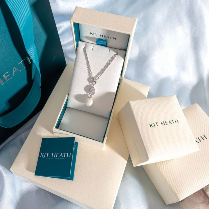 Kit Heath Coast Pebble Glisten Pave & Pearl Necklace - MococoKit Heath90182FPC5038159170607Necklaces