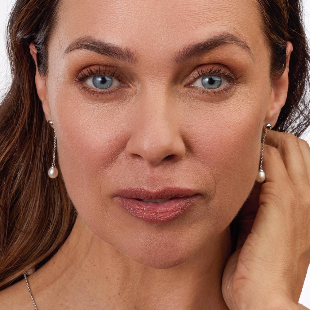 Kit Heath Coast Pebble Pearl Chain Stud Drop Earrings - MococoKit Heath50169FPEarrings