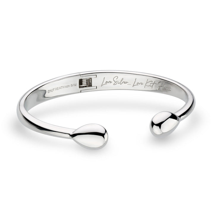 Kit Heath Coast Pebble Smooth Hinged Bangle image 4