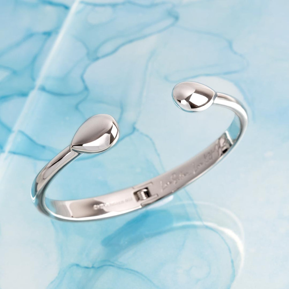 Kit Heath Coast Pebble Smooth Hinged Bangle image 5