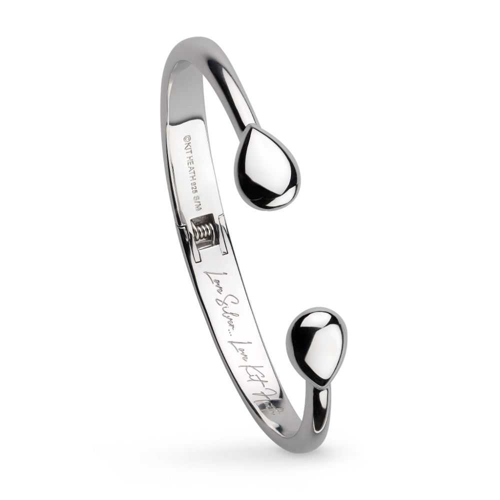 Kit Heath Coast Pebble Smooth Hinged Bangle image