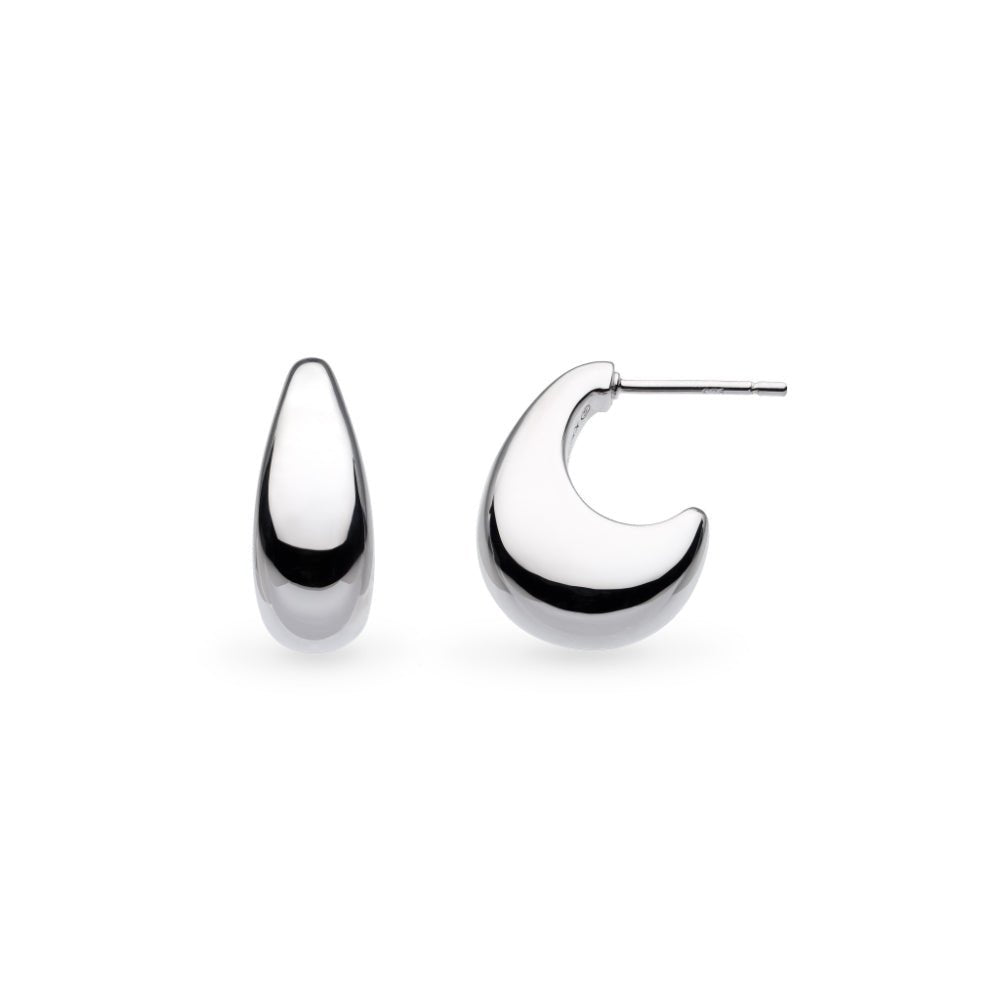 Kit Heath Coast Pebble Smooth RP Grande Semi Hoop Stud Earrings - MococoKit Heath40153RP5038159171291Earrings