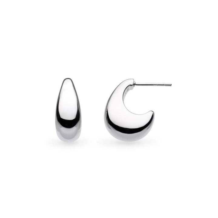 Kit Heath Coast Pebble Smooth RP Grande Semi Hoop Stud Earrings - MococoKit Heath40153RP5038159171291Earrings