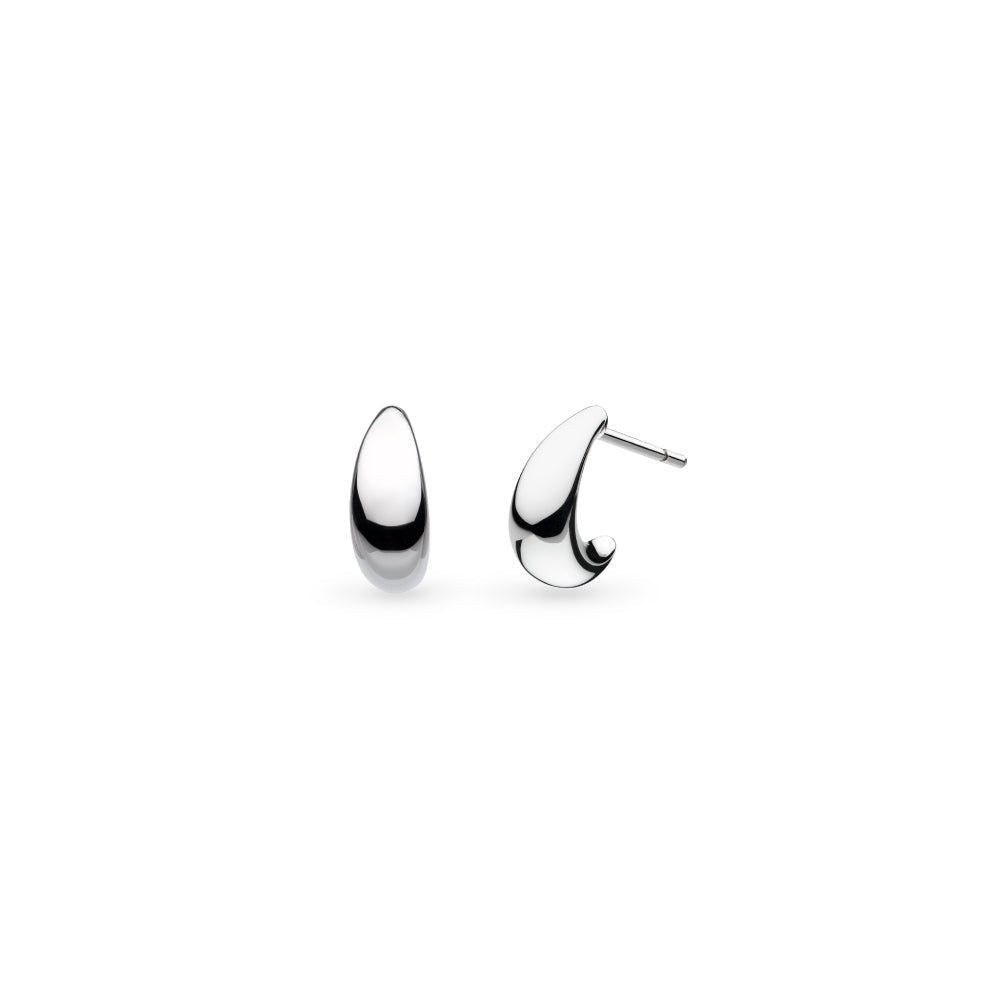 Kit Heath Coast Pebble Smooth RP Semi Hoop Stud Earrings - MococoKit Heath40152RP5038159171284Earrings