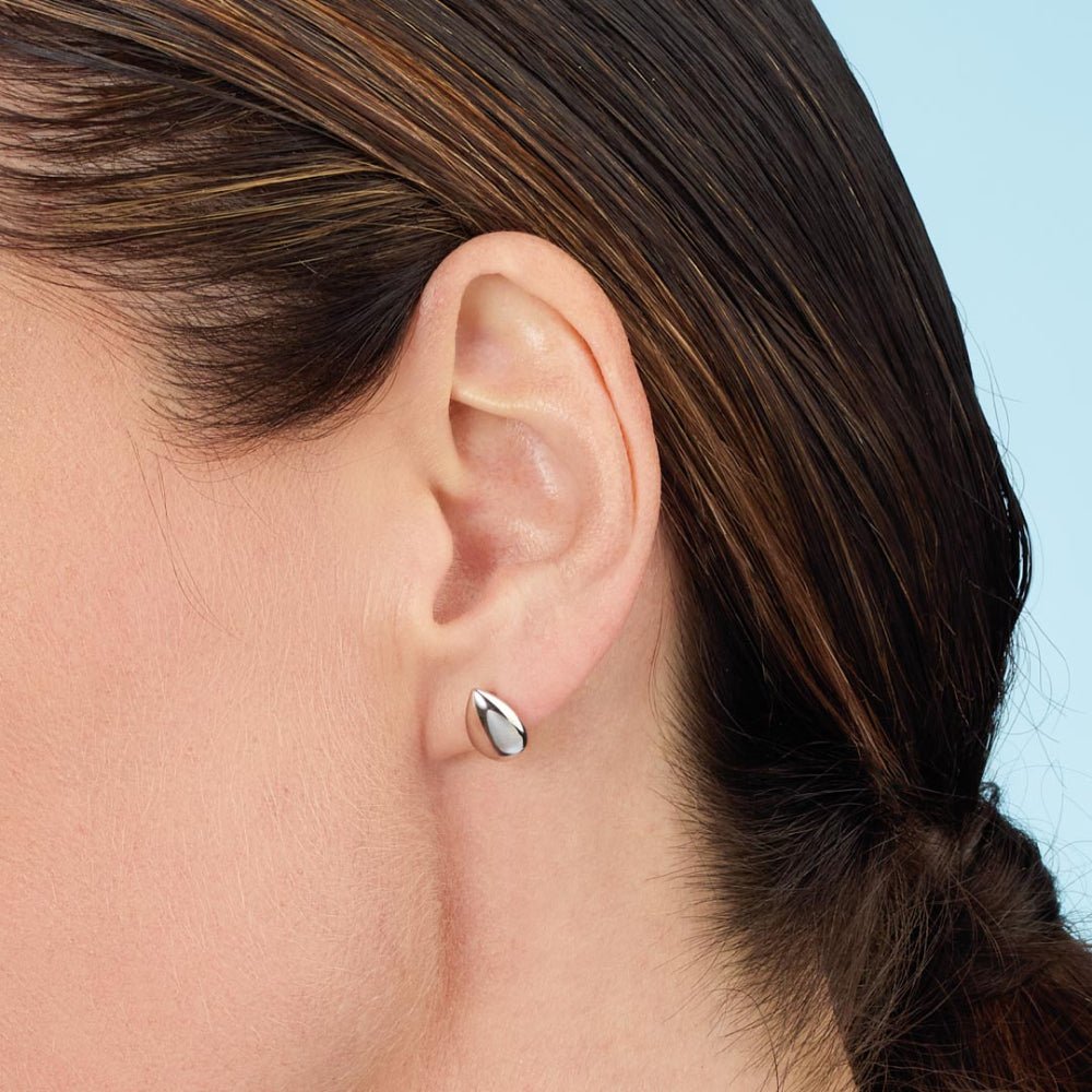 Kit Heath Coast Pebble Smooth Stud Earrings - MococoKit Heath40151RPEarrings