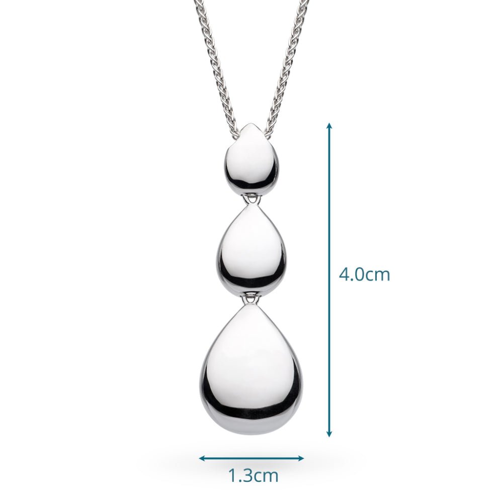 Kit Heath Coast Pebble Smooth Triple Grande Toggle Necklace - MococoKit Heath90153RPNecklace