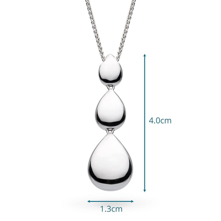 Kit Heath Coast Pebble Smooth Triple Grande Toggle Necklace - MococoKit Heath90153RPNecklace