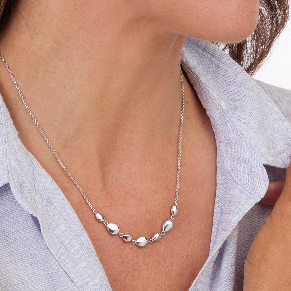 Kit Heath Coast Pebbles RP Linking Pebbles 18″ Necklet (H) - MococoKit Heath90210RP5038159171444Necklaces