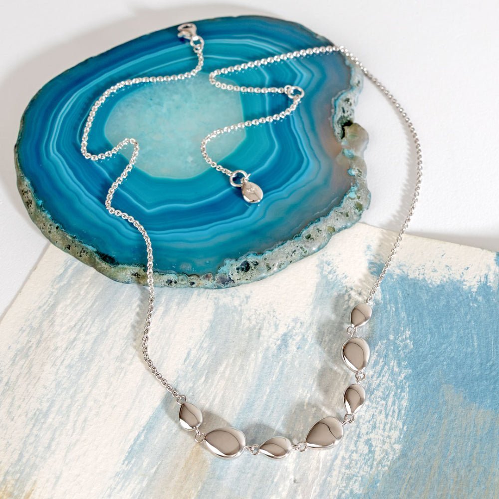 Kit Heath Coast Pebbles RP Linking Pebbles 18″ Necklet (H) - MococoKit Heath90210RP5038159171444Necklaces