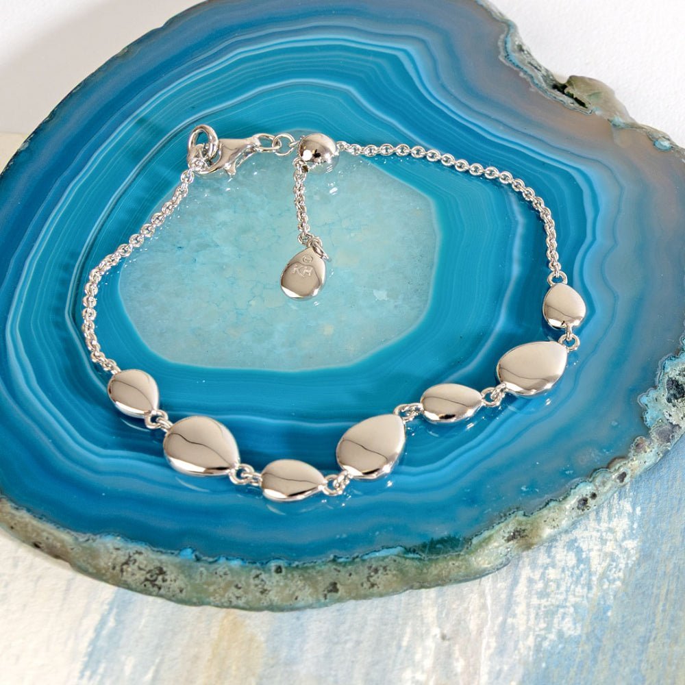Kit Heath Coast Pebbles RP Linking Pebbles 7″ Slider Bracelet (H) (A) - MococoKit Heath70209RP5038159171420Bracelets