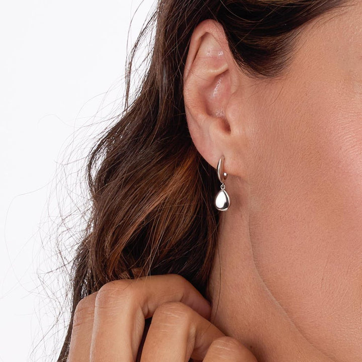 Kit Heath Coast Pebbles RP Semi Hoop Stud Drop Earrings - MococoKit Heath60187RP5038159171413Earrings