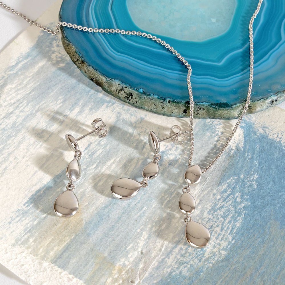 Kit Heath Coast Pebbles RP Triple Linking Pebbles 18″ Necklace - MococoKit Heath90209RP5038159171437Necklaces
