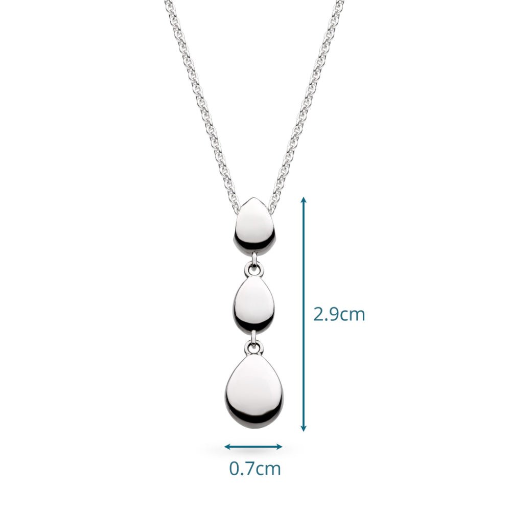 Kit Heath Coast Pebbles RP Triple Linking Pebbles 18″ Necklace - MococoKit Heath90209RP5038159171437Necklaces