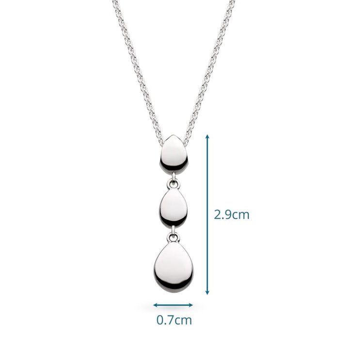 Kit Heath Coast Pebbles RP Triple Linking Pebbles 18″ Necklace - MococoKit Heath90209RP5038159171437Necklaces