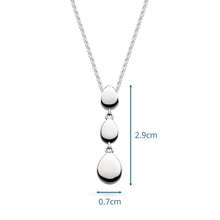 Kit Heath Coast Pebbles Triple Linking Pebbles Necklace image 4