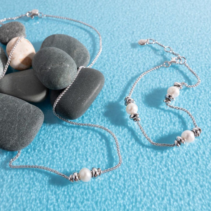 Kit Heath Coast Tumble Pearl FP RP 7.5″ Station Bracelet - MococoKit Heath70165FP5038159171383Bracelets