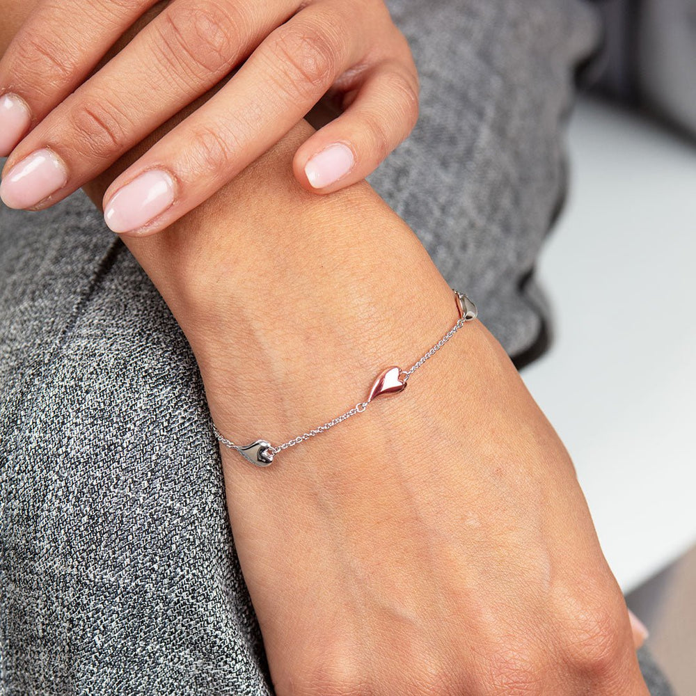 Kit Heath Desire Kiss Blush Heart Station Bracelet - MococoKit Heath70501RRP5038159159213Bracelets
