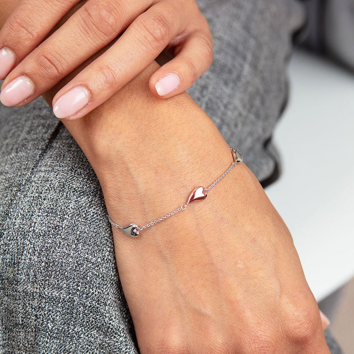 Kit Heath Desire Kiss Blush Heart Station Bracelet - MococoKit Heath70501RRP5038159159213Bracelets