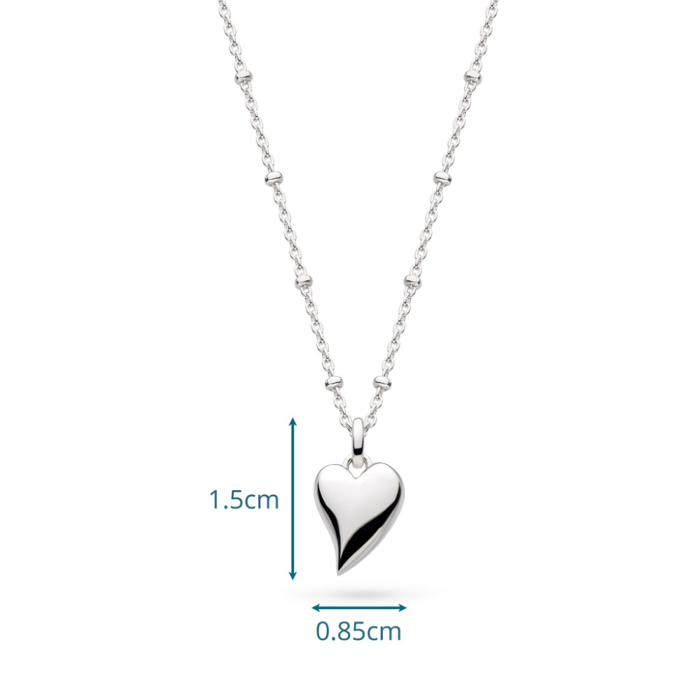 Kit Heath Desire Kiss Midi Heart Ball Chain Necklace image 4
