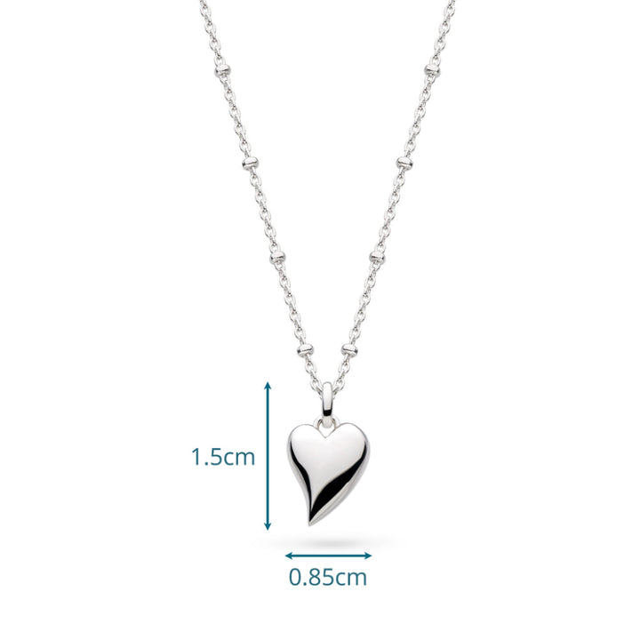 Kit Heath Desire Kiss Midi Heart Ball Chain Necklace image 4