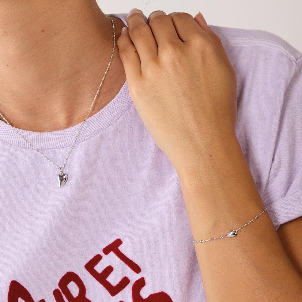 Kit Heath Desire Kiss Mini Heart Ball Chain Bracelet image 1