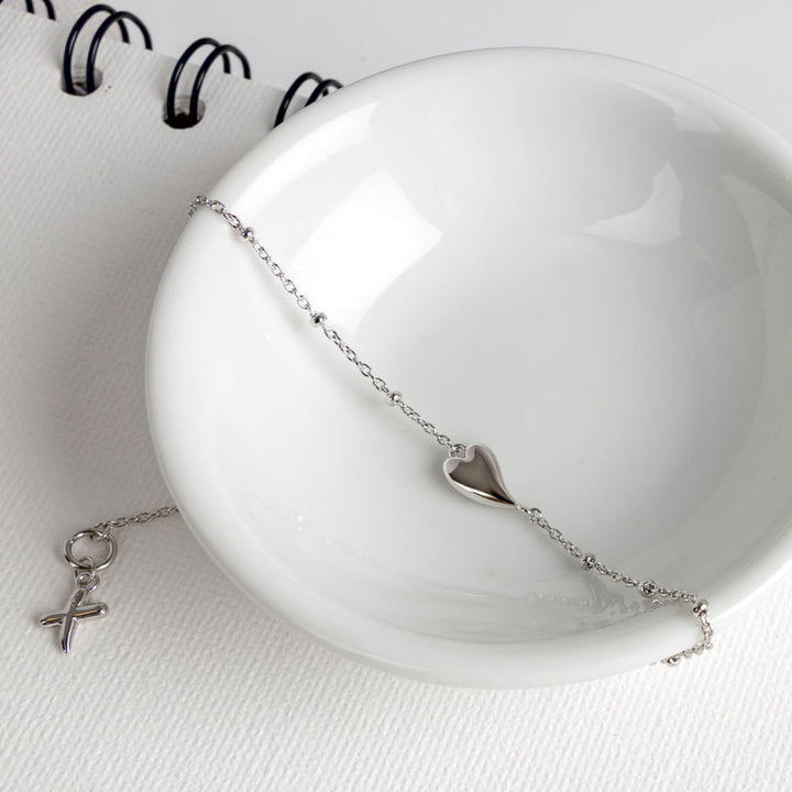 Kit Heath Desire Kiss Mini Heart Ball Chain Bracelet image 3