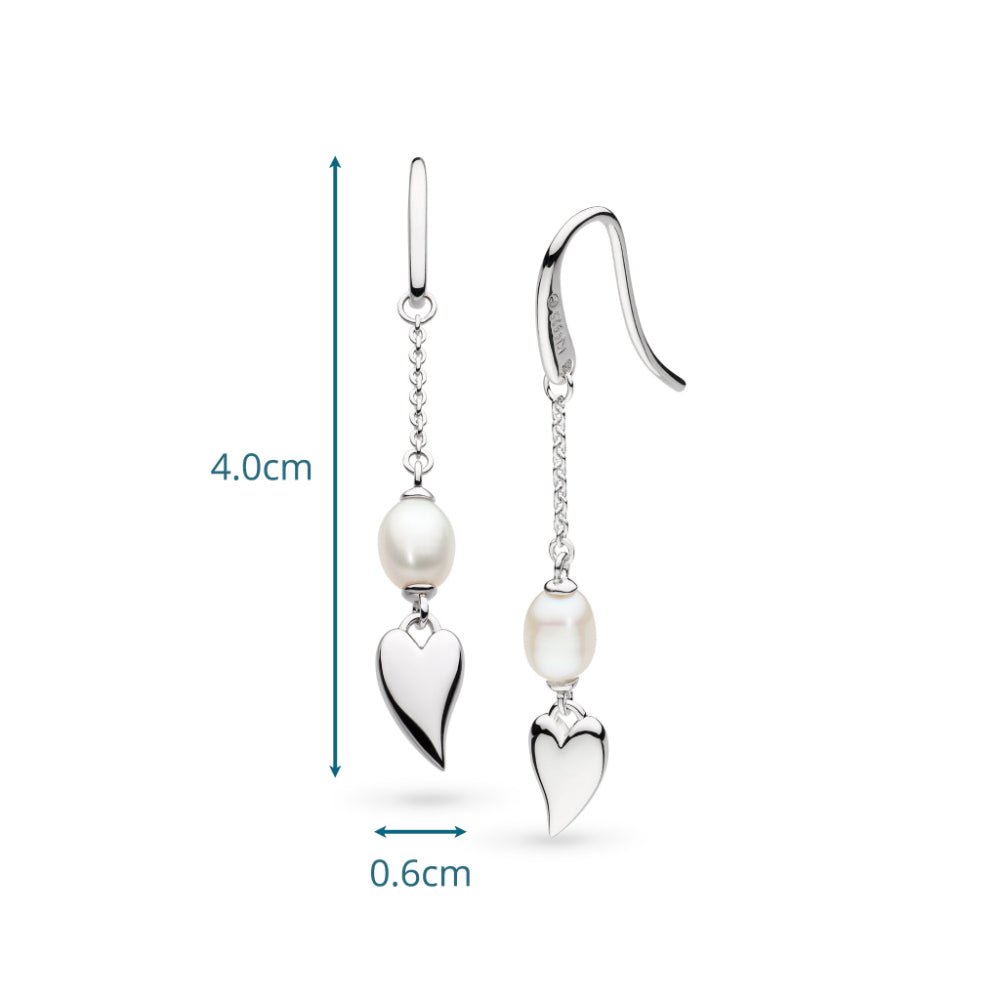 Kit Heath Desire Kiss Pearl Chain Drop Earrings - MococoKit Heath50515FPEarrings