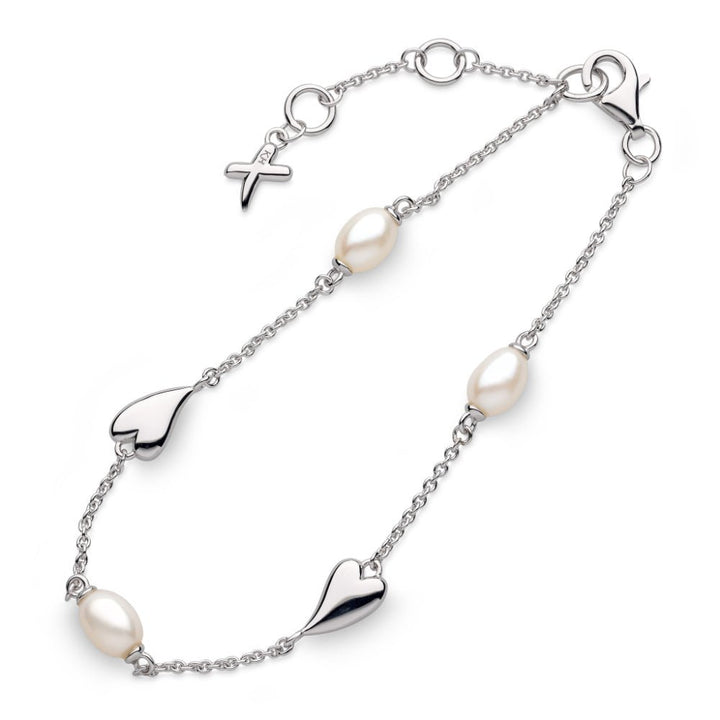 Kit Heath Desire Kiss Pearl FP RP 7.5″ Station Bracelet - MococoKit Heath70515FP5038159171659Bracelets