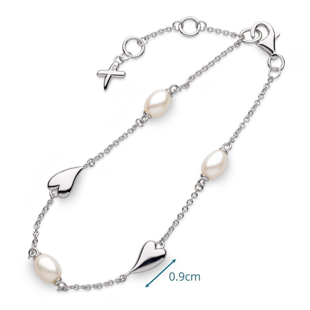 Kit Heath Desire Kiss Pearl FP RP 7.5″ Station Bracelet - MococoKit Heath70515FP5038159171659Bracelets