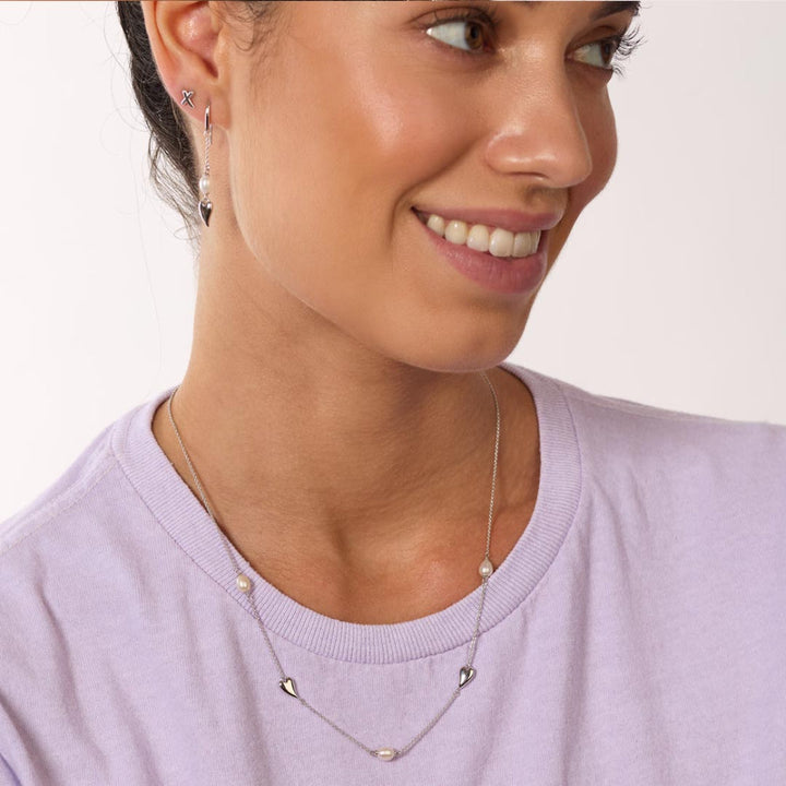 Kit Heath Desire Kiss Pearl Station Necklace image 2