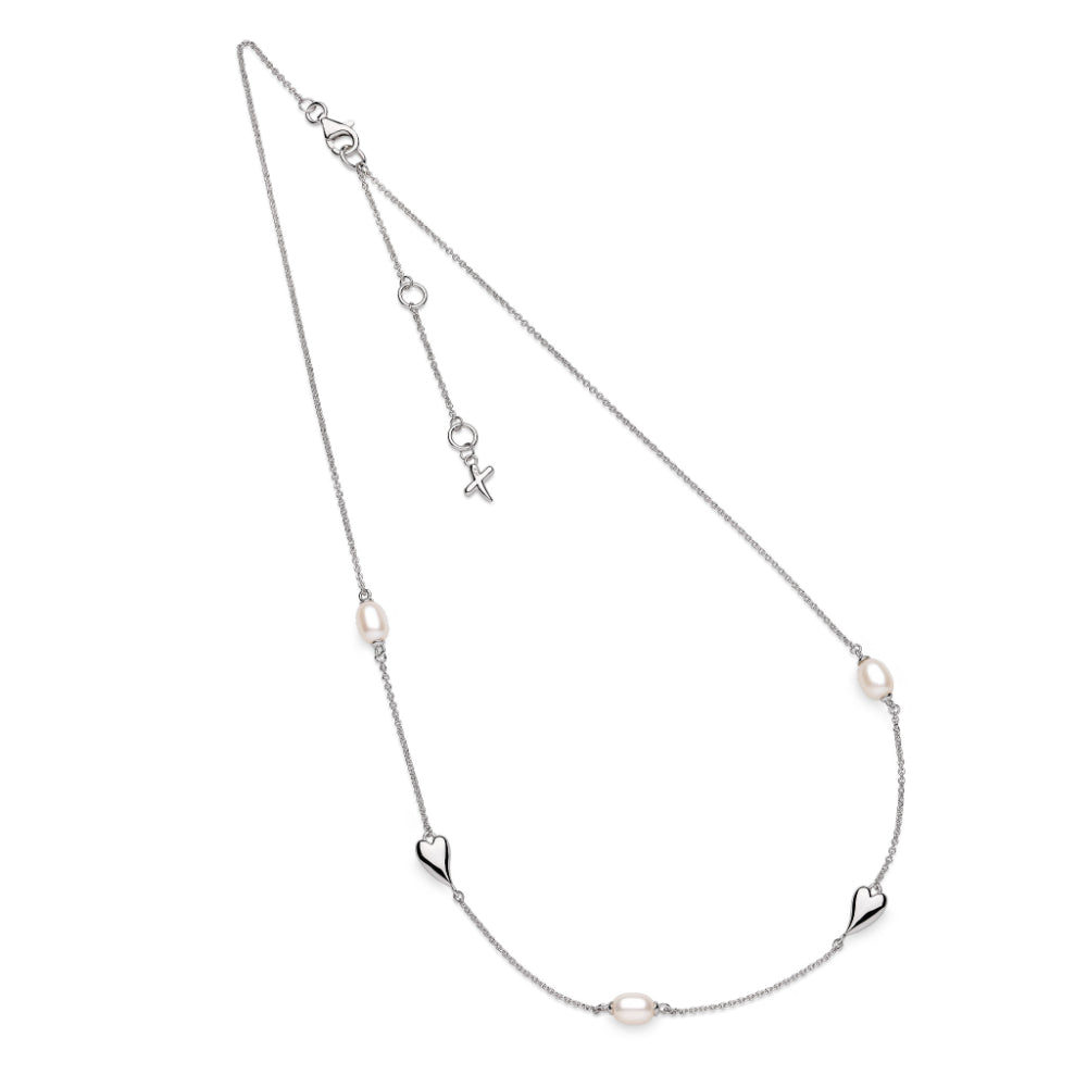 Kit Heath Desire Kiss Pearl Station Necklace image