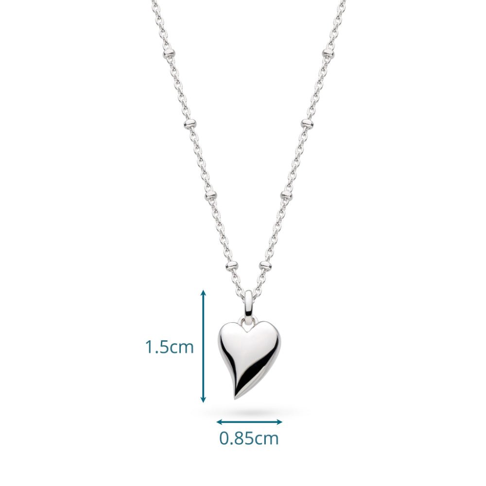 Kit Heath Desire Kiss RP Midi Heart 18″ Ball Chain Necklace - MococoKit Heath90500RP5038159171628Necklaces
