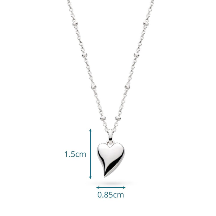 Kit Heath Desire Kiss RP Midi Heart 18″ Ball Chain Necklace - MococoKit Heath90500RP5038159171628Necklaces