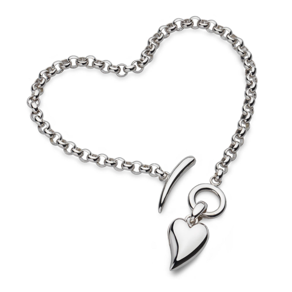 Kit Heath Desire Love Note Heart T-Bar Bracelet image