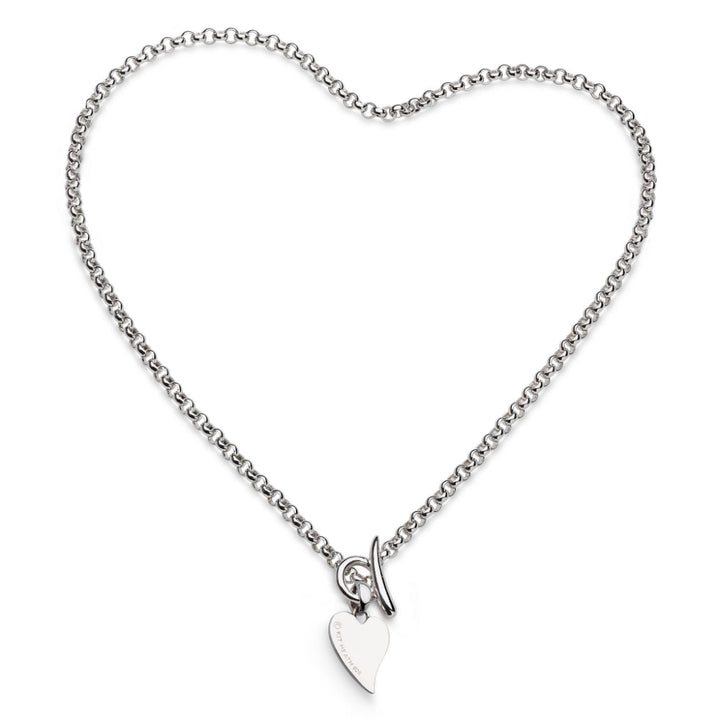 Kit Heath Desire Love Note T-Bar Heart Necklace image 1