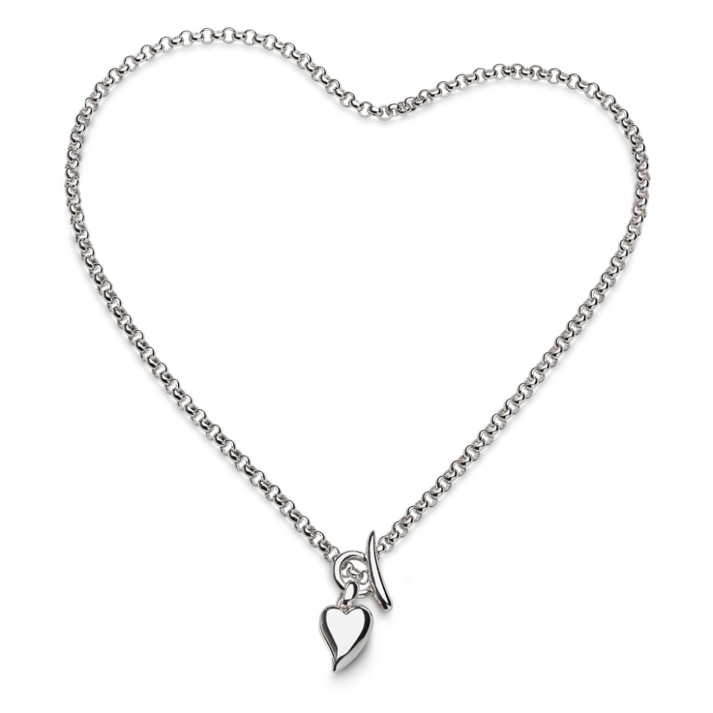 Kit Heath Desire Love Note T-Bar Heart Necklace image
