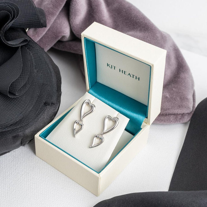 Kit Heath Desire Love Story Heart Duo Drop Earrings - MococoKit Heath60523SRP5038159164194Earrings