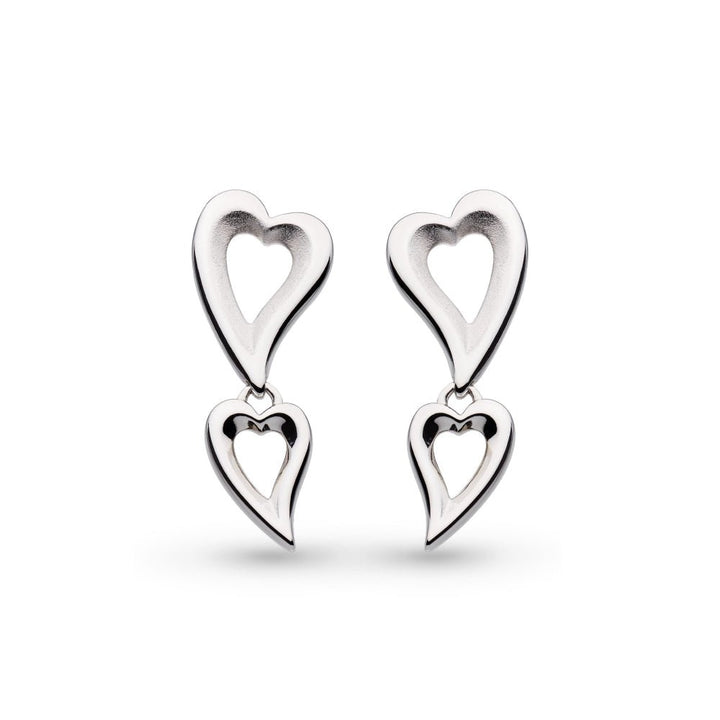 Kit Heath Desire Love Story Heart Duo Drop Earrings - MococoKit Heath60523SRP5038159164194Earrings