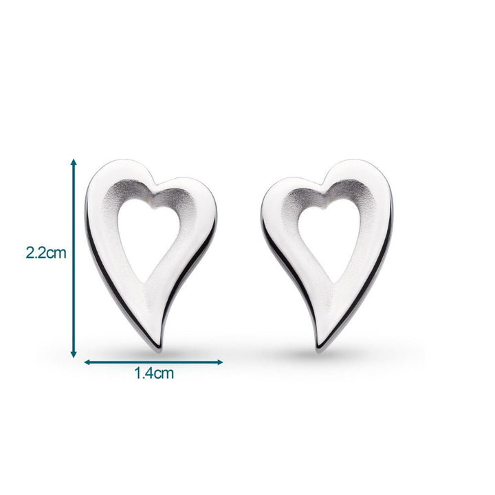 Kit Heath Desire Love Story Heart Grande Stud Earrings - MococoKit Heath40524SRP5038159164217Earrings