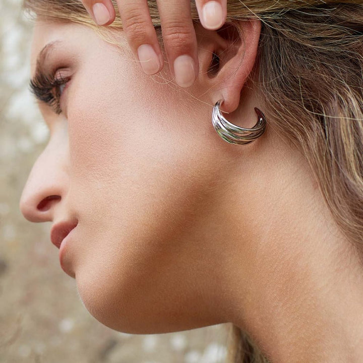 Kit Heath Entwine Helix Wrap Grande Hoop Earrings - MococoKit Heath60238RP5038159163333Earrings