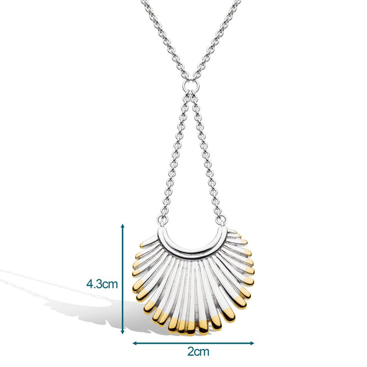 Kit Heath Essence Radiance Golden Fan Chandelier Necklace - MococoKit Heath91152GRP5038159161490Necklaces