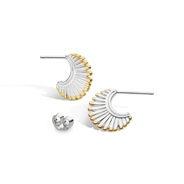 Kit Heath Essence Radiance Golden Small Fan Stud Earrings - MococoKit Heath41151GRP5038159161445Earrings