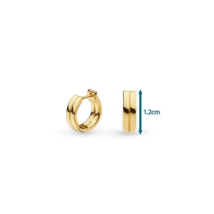 Kit Heath Gold Bevel Unity Hoop Earrings - MococoKit Heath61171GD5038159167805Earrings