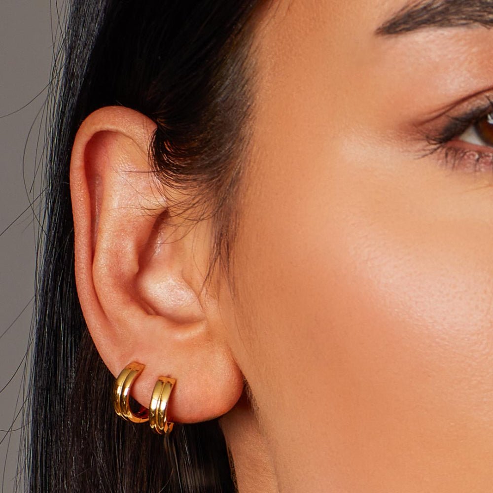 Kit Heath Gold Bevel Unity Hoop Earrings - MococoKit Heath61171GD5038159167805Earrings